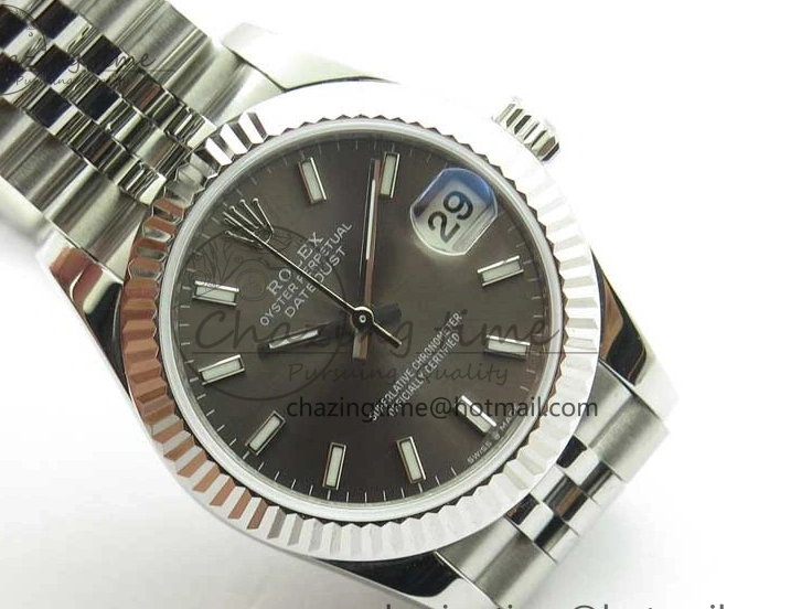 0119 Reliable Datejust 31mm 278271 SS BP Maker Best Edition Gray Sticks Marker Dial on Jubilee Bracelet 2725